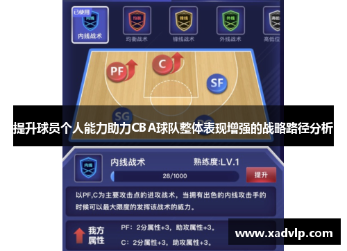 提升球员个人能力助力CBA球队整体表现增强的战略路径分析